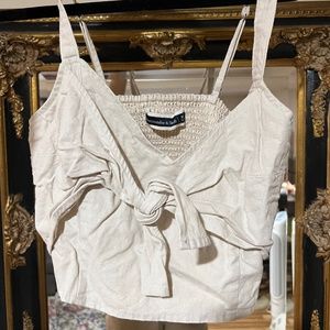 Abercrombie & Fitch Cream Top
